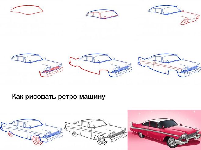 Нарисовать карандашом автомобиль поэтапно карандашом для Нарисовать карандашом автомобиль поэтапно карандашом для