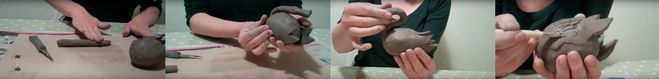 Як зробити лебедя з пластиліну?