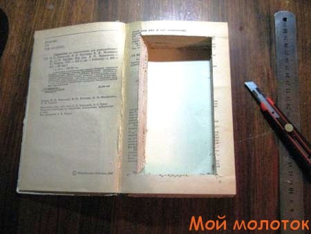 Як зробити шкатулку з книги?