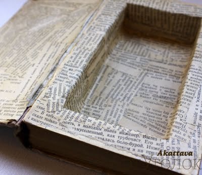 Як зробити шкатулку з книги?
