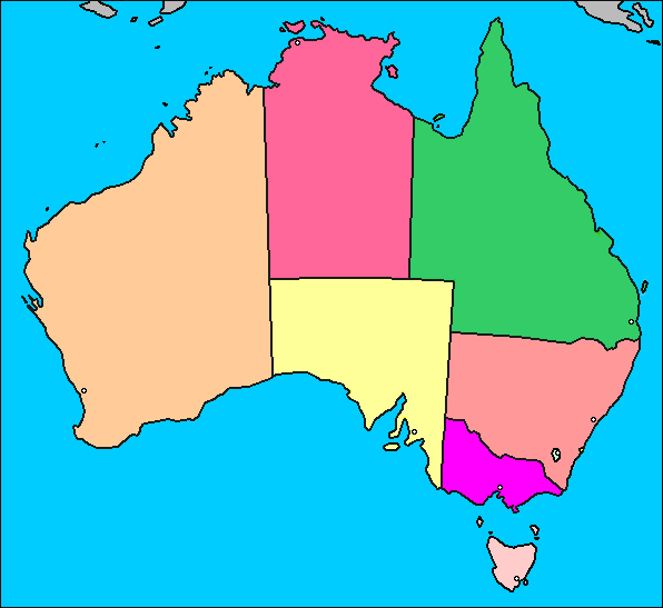 Штаты австралии. Административное деление Австралии штаты и территории Австралии. Карта Австралии штаты и территории. Штаты Австралии на карте. Административно-территориальное деление штаты Австралии.