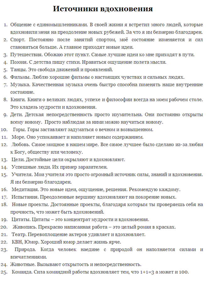 Як отримати натхнення?