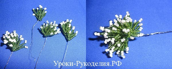 Як зробити новорічну ялинку з дроту і бісеру?