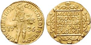 Скільки коштує дукат 1727 роки?