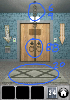 Як пройти 24 рівень в грі & quot; 100 дверей помсти & quot; (100 Doors of Revenge)?