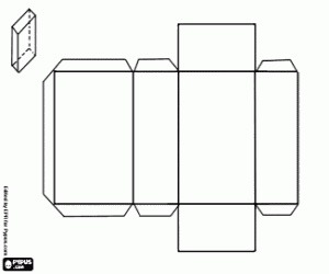 Прямоугольный из бумаги. Развертка прямоугольного параллелепипеда а4. Объемный прямоугольник из бумаги. Трафарет параллелепипеда. Макет параллелепипеда.