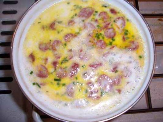 Як приготувати сирний суп з копченими ковбасками? Як приготувати сирний суп з копченими ковбасками?