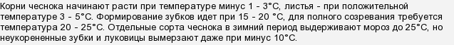 Яку температуру витримує часник навесні?