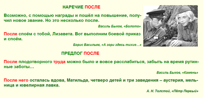 Як розібрати за складом слово & quot; після & quot ;?