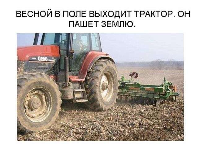Хто навесні виходить на поле?
