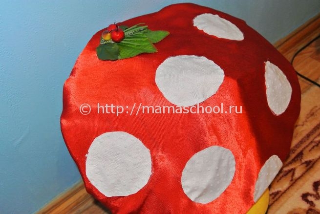 Як зробити костюм гриба для дитячого ранку?